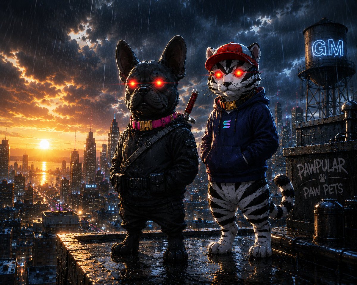 Nisey1811's tweet photo. Good Morning to you all! It is a new day and the @PawpularApp Pets are out protecting the city on this fine Monday morning. We love our pets and they protect us so show some love for all the amazing Dogs and Cats of the world. 🐶🐱 #GoodMorningX #GM #CatsandDogs #PawPetsGo @solana #petlover