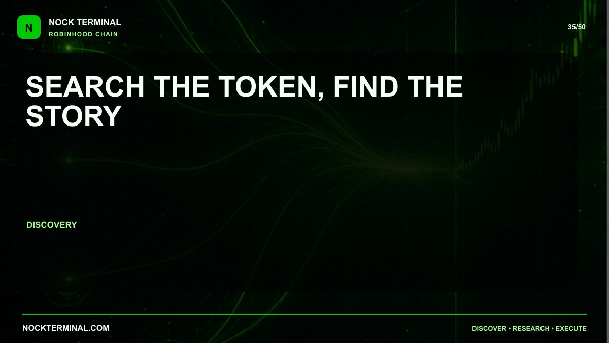 NockTerminal's tweet photo. A ticker search should connect directly to its pool, holder map, wallet trail and current market activity.

Anything less is just a result page. https://t.co/kGPAtB3oGJ