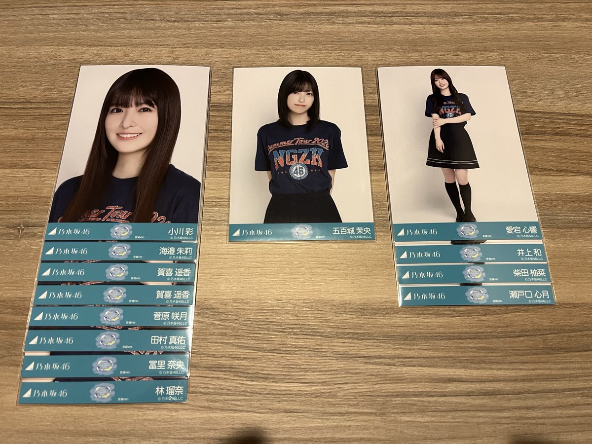 ac_520's tweet photo. 【更新】
乃木坂46 生写真 トレ トレード
真夏の全国ツアー2026 Tシャツ 大阪ver
大阪府ver.コーデ

【譲】
画像参照

【求】
大阪コーデ
一ノ瀬　ヨリ•チュウ
森平　ヨリ

大阪ライブT
森平　ヨリ•ヒキ

福岡1日目、神宮2,3,4日目(郵送も可)
一ノ瀬優先で検討しております。
異種トレも可能です。
(過去ツイ見ていただけますと幸いです。)
お気軽にお声掛け下さい。
