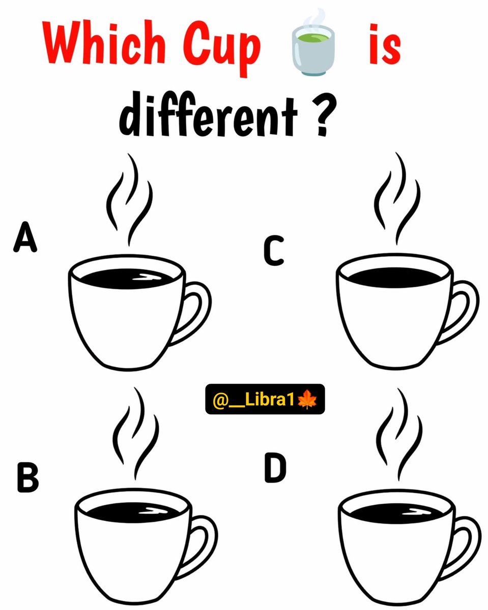 __Libra1's tweet photo. One cup doesn’t belong... can you spot it? ☕👀 https://t.co/tD8Frj942b