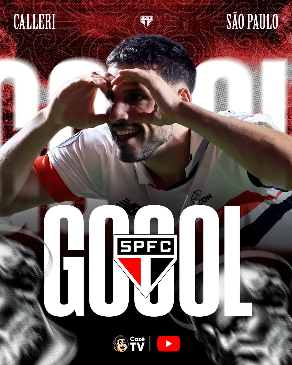 CazeTVOficial's tweet photo. TOCA NO CALLERI QUE É GOOOOOOOOOOOOOOOOOOOOOOOOOL! CALLERI DEIXA TUDO IGUAL CONTRA O FLAMENGO! 1X1! https://t.co/XQb2VPpx8M
