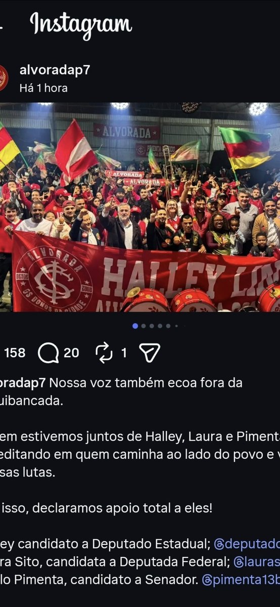 leoctomasi's tweet photo. @tchevcolorado @colorada_raca Quem politizou o Inter foram vocês, seus esquerdopatas de merda. https://t.co/i1mRBHj0RY