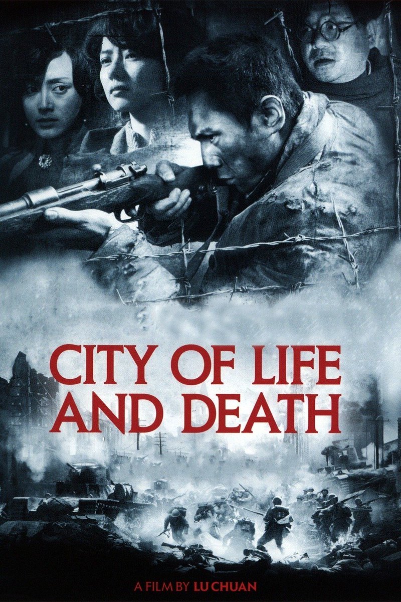 SongkranBS's tweet photo. @stay_fbGreen ถ้างั้นผมขอแนะนำเรื่อง  
City of Life and Death นานกิง โศกนาฏกรรมสงครามมนุษย์ 

ถ้าเป็นชื่อจีน Nanking Nanking ฉายปี 2009

ผมชอบเรื่องนี้ เอาไปเป็นทั้งต้นแบบและแรงบันดาลใจสำหรับนิยาย/ภาพยนตร์ภาค 1 ของผม  แต่น่าเศร้าตรงที่ผู้กำกับเรื่องนี้โดนชาวจีนทัวร์ลงเพราะให้ตัวญี่ปุ่นบางคนดี https://t.co/X9Wq0PY10r
