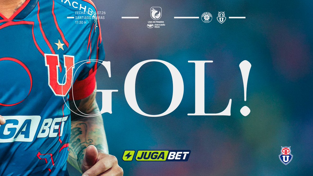 udechile's tweet photo. ⏱️ 77’ | ¡GOOOOOOOOOOOOOOOOOOL DE LA U! ⚽️
EDU QUERIDO! Eduardo Vargas que aprovecha y marca el segundo 🤘🏼

#AudaxItaliano 1️⃣-2️⃣ #UdeChile
#VamosLaU 🔵🔴 https://t.co/3dQV1eGMsd