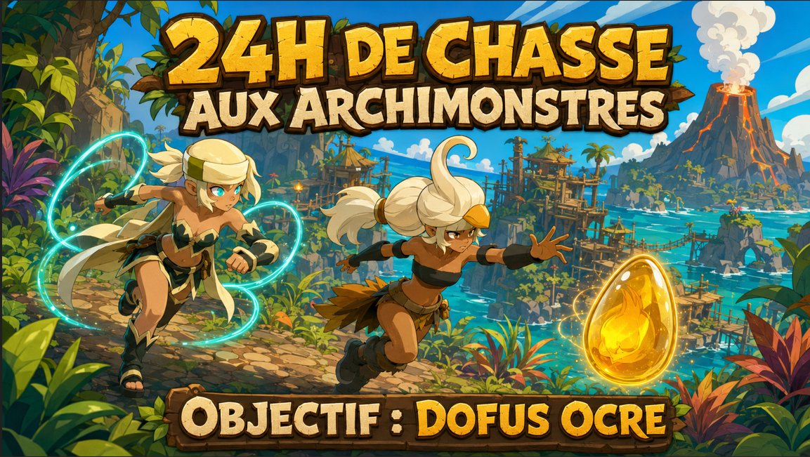 OsyShark's tweet photo. Rendez-vous sur twitch le Jeudi 30 Juillet à 23h pour un 24h archimonstre SANS AIDE pour faire le Dofus Ocre sur notre aventure de 0 !   

Pour l'occasion 100m à gagner sur Salar , follow moi et @itschoony et retweet , tirage à la fin du 24h en live https://t.co/pZtzC9qYcC