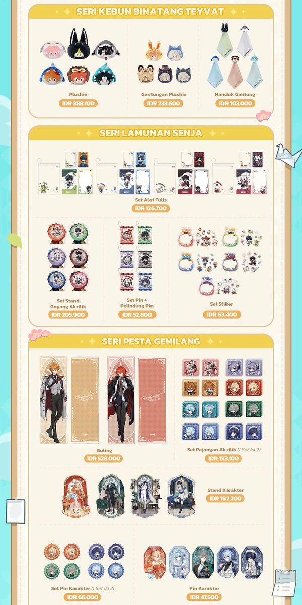 ayatomilktea's tweet photo. ✨️ Catalogue — Genshin Impact ✨️ https://t.co/CicD1QsGn3