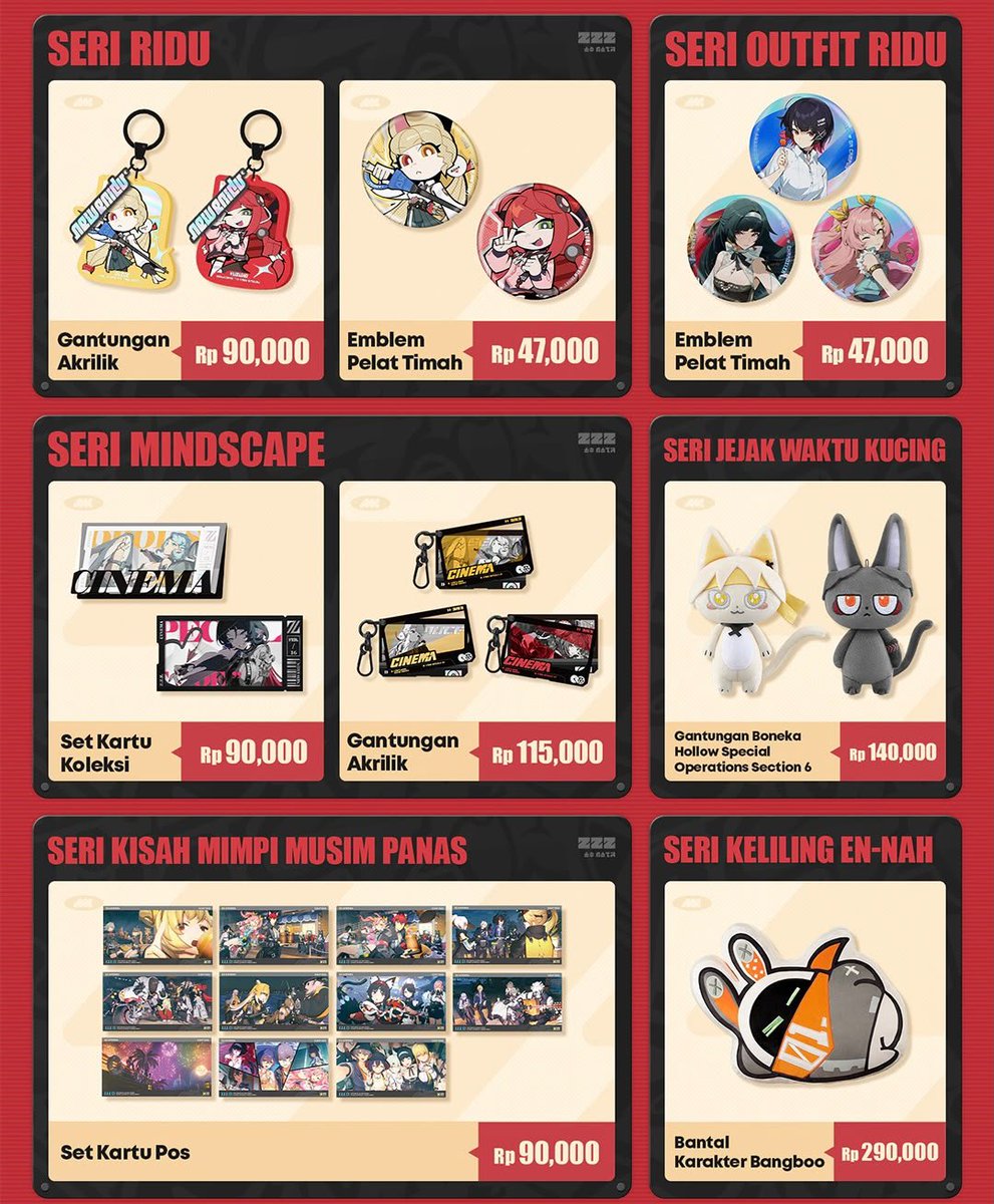 ayatomilktea's tweet photo. ✨️ Catalogue — Zenless Zone Zero ✨️ https://t.co/LvgIiTR0Ux