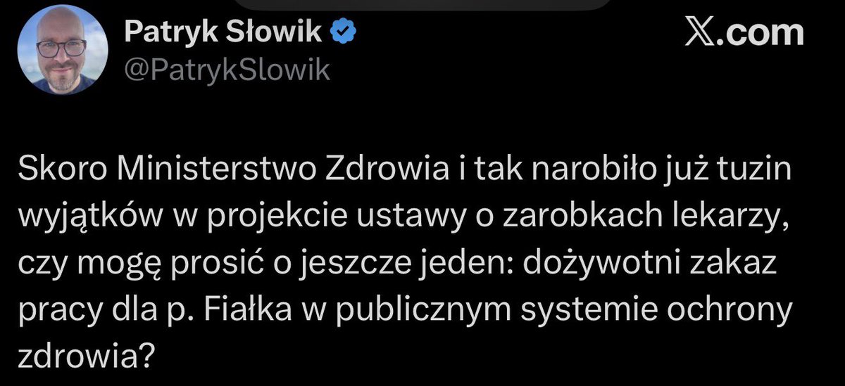 Bartosz Fiałek tweet media