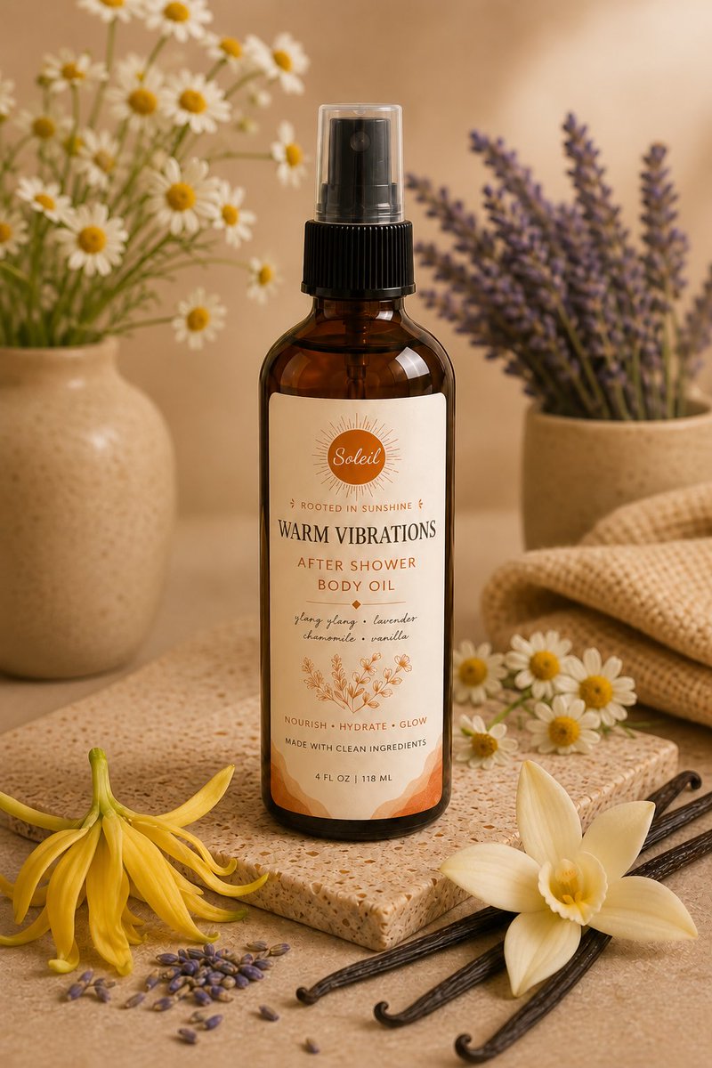 soleil_organics's tweet photo. A little self-care, bottled. 🌞🤎

Introducing Soleil’s After Shower Body Oils

Meet the body oil collection:
🌞 Sunburst — warm, radiant, and comforting

🌿 Warm Vibrations — calming, cozy, and soothing

🐝 The Bee’s Knees — sweet, creamy, and nostalgic https://t.co/LhTUhqPfiu