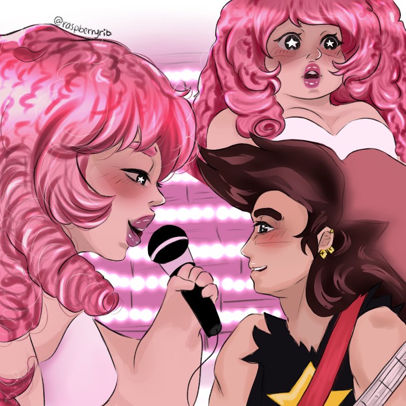 raspberryrib_'s tweet photo. 🌹🩷🎶 young Greg &amp; Rose Quartz 
#stevenuniverse #SU https://t.co/BeKqCqcuh2