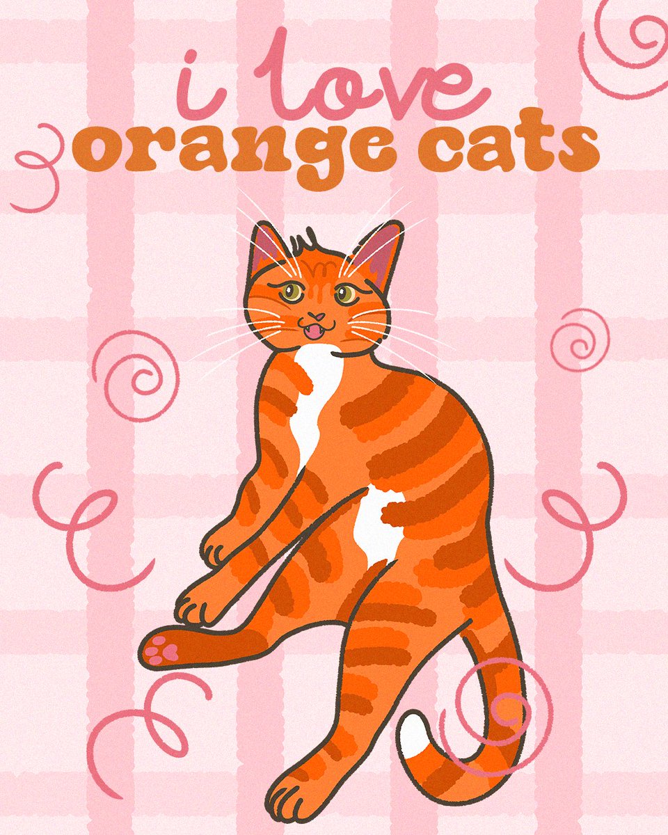 digitaleejandra's tweet photo. I love cats!🎏

Adore when they're sleeping carelessly, when they're making biscuits with their paws, when they're loafing, their meows, their yawns🎀

Did I drew one of your favorite cats? Mine are siamese, calico and tuxedo cats 🐈 https://t.co/doOVj3atpS