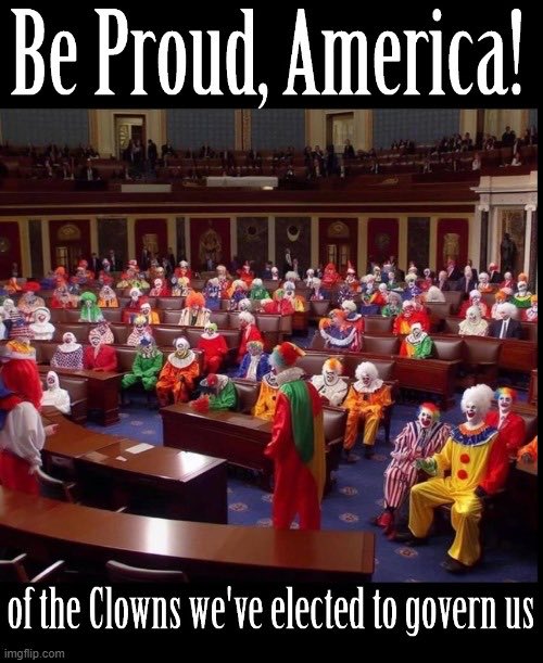mehrsm's tweet photo. @MikeJohnson What have you delivered besides a wicked lunatic circus and lined your own pockets with money??? https://t.co/rzzxW17Mid