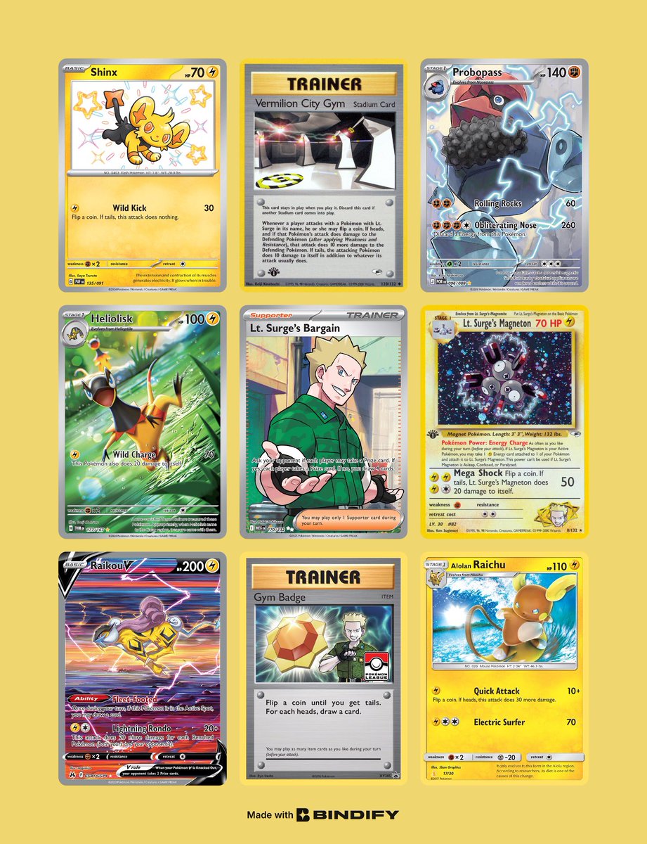 Nerd_Gasms's tweet photo. So this is something i worked on for fun but might make it a reality.

This is a set theme for the Kanto Gym leaders. Each pages consists of:

1 Gym Leader
1 Gym Stadium
1 Gym Badge
6 Pokemon Roster
1 Unevolved Pokemon with featured typing
1 Unique Pokemon with a different typing
1 Shiny Pokemon
1 Trainer Named Pokemon
1 Legendary Pokemon
1 Ace Pokemon

 (Typing based of the Virtual Game 
Example: Palossand is Ghost Ground but fits the theme. I also mixed and matched some of these into one pokemon.)