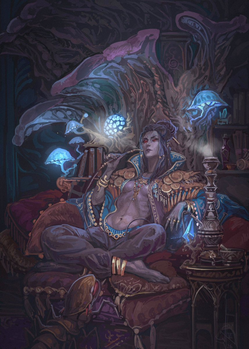 cimerians's tweet photo. Telvanni Aristocrat by Nictanova
#Morrowind #gameart 
https://t.co/t41aQkxZwX https://t.co/g1CsvHjEeg
