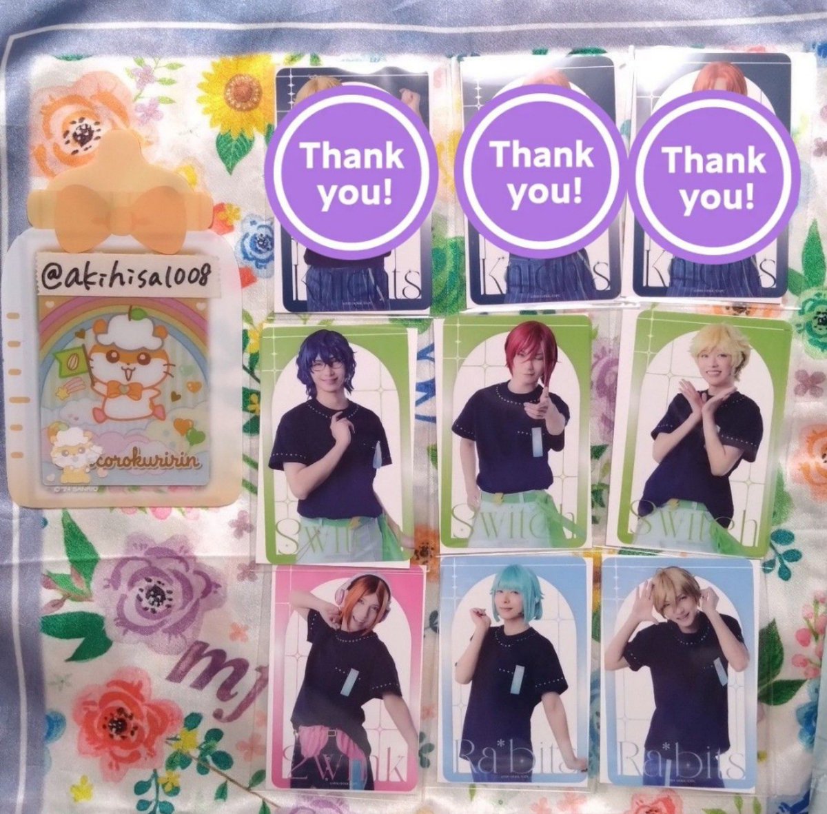 akihisa1008's tweet photo. 【交換、譲渡】あんステ　10th Anniversary Live　ランダムブロマイド　ランブロ　クリアカード　クリカ

譲▶☆レオ、光、創、友也、☆夏目、つむぎ、宙、ひなた、ゆうた

求▶凛月>紅郎　譲渡

郵送
一部お声がけ中
別ツイに過去弾あります https://t.co/mVo4aOCt9V