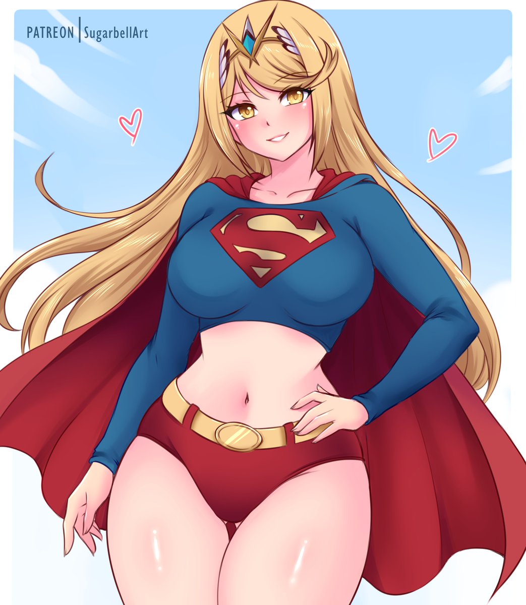 sugarbell_art's tweet photo. Mythra～ Supergirl Cosplay (＾▽＾)  

💗Reward～Join now to unlock exclusive content! https://t.co/PclXVjk9da