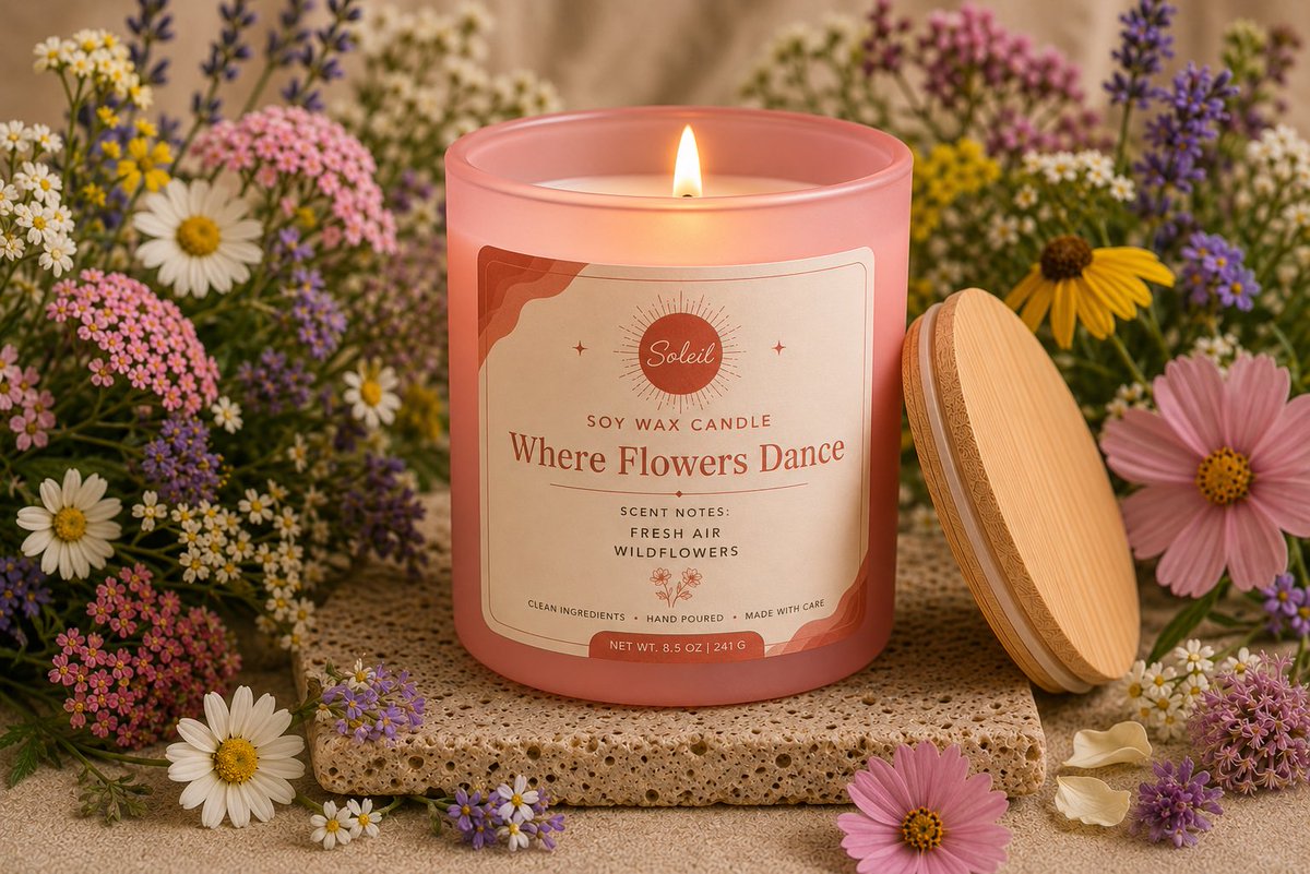 soleil_organics's tweet photo. Step into your soft girl era with Soleil’s airy, floral candles—crafted to fill your space with delicate blooms, peaceful moments, and a touch of everyday luxury. 🌸

Light a candle, slow down, and let your home bloom.🪻

#Soleil #SoftGirlEra #FloralCandles #RootedInSunshine https://t.co/ENAUrWRi1r