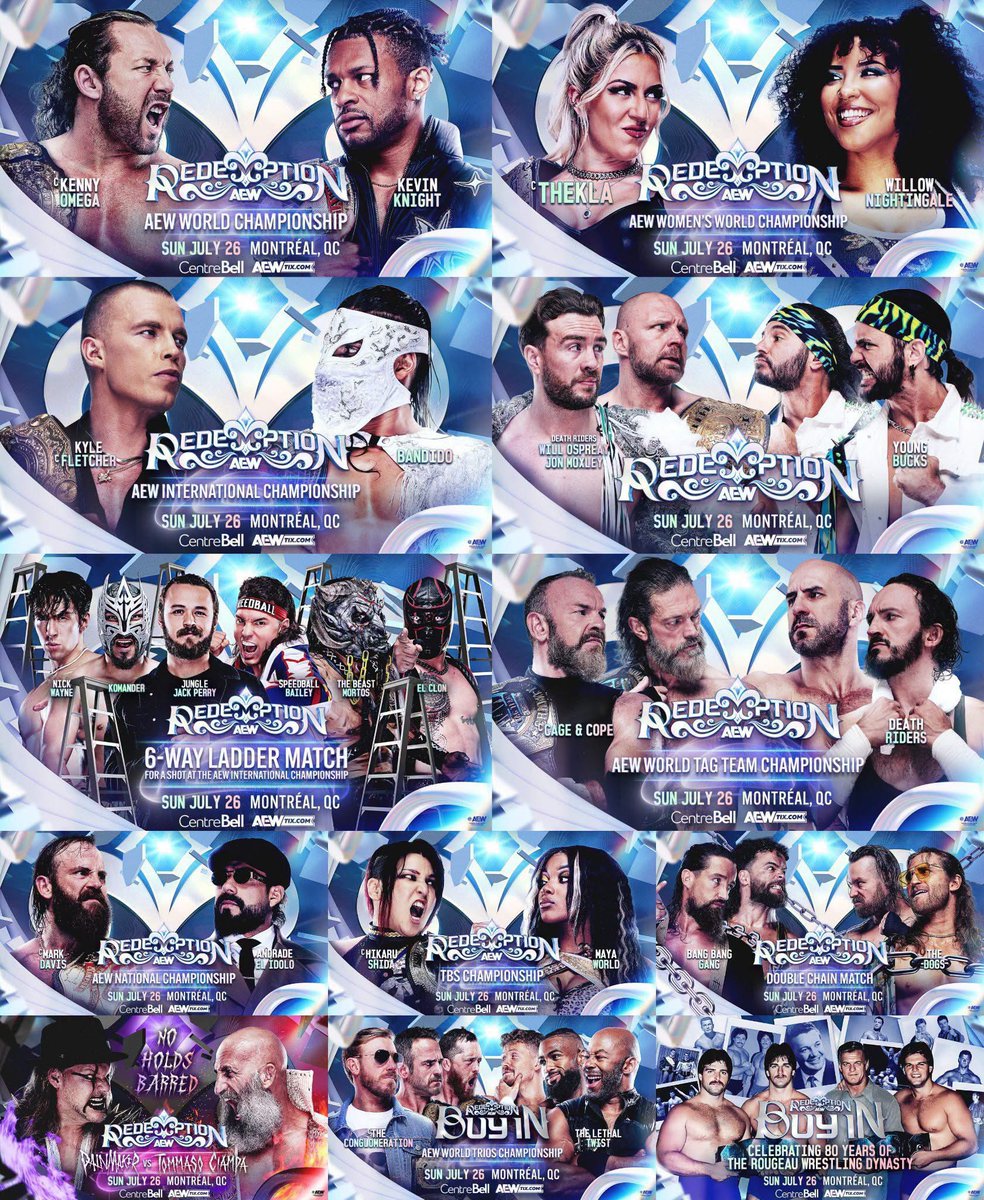 ShaunyR1's tweet photo. It’s Sunday night and you know what that means it’s PPV time, #aewredemption live on #myaew in UK.
@AEW @TonyKhan @tonyschiavone24 @McGuinnessNigel @JustinRoberts @ReneePaquette @arkittyy @RefAubrey @dabryceisright @DocSampson13 @Security__Sam @JaxBoz @MarinaShafir @WillOspreay https://t.co/nJ05TZou7b