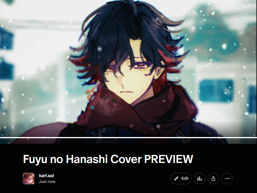 karldotsol's tweet photo. Preview of my upcoming Fuyu no Hanashi cover is up right now on Patreon!

https://t.co/jLnTwPwF4y https://t.co/hqHCUFjabG
