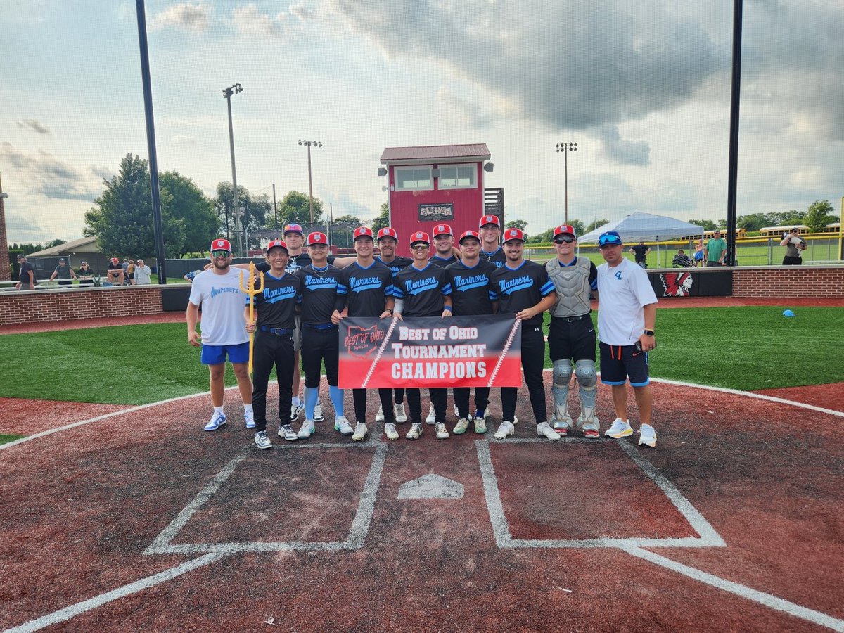 BestofOhio1's tweet photo. Congratulations to our 17/18U champions, Grand Lake Mariners, and runners-up, TNT Knights! https://t.co/rIbYOSjzDc