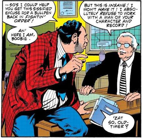 Parzival_jay's tweet photo. “Bullock wouldn’t be wearing a suit that’s definitely Dent” he’s a detective yes he would https://t.co/Iuz2j3nItg