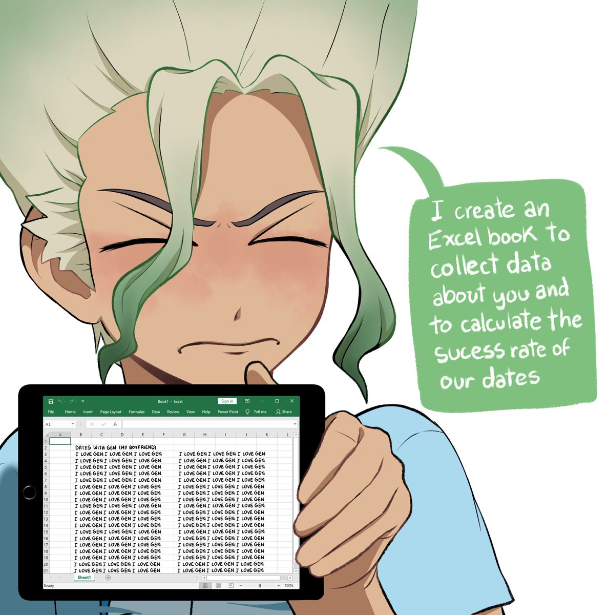 Nonn_gen's tweet photo. Obsession
#sengen #drstone https://t.co/N5nHJF6BOv