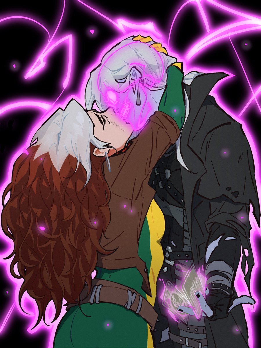 xxelmt's tweet photo. Kiss of death #roguegambit #romy https://t.co/iCt1wufpiG
