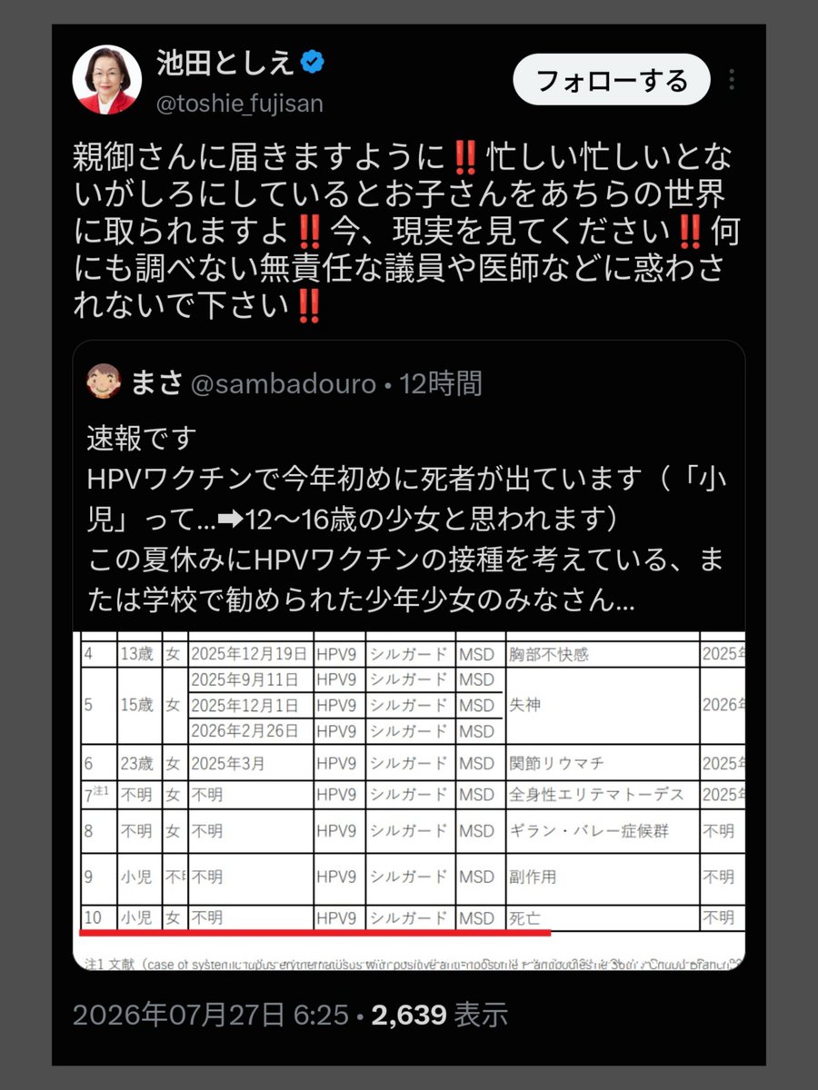 _137_036's tweet photo. 「忙しい忙しいとないがしろにしているとお子さんをあちらの世界に取られますよ‼️」

余りにも不適切な発言すぎる。もはや言論の自由云々の問題ではない。税金で運営されている日野市議会はこれを問題にしなければならないし、マスメディアは不祥事として報道しなければならない。沈黙は同意である。 https://t.co/6nqdCm49JI
