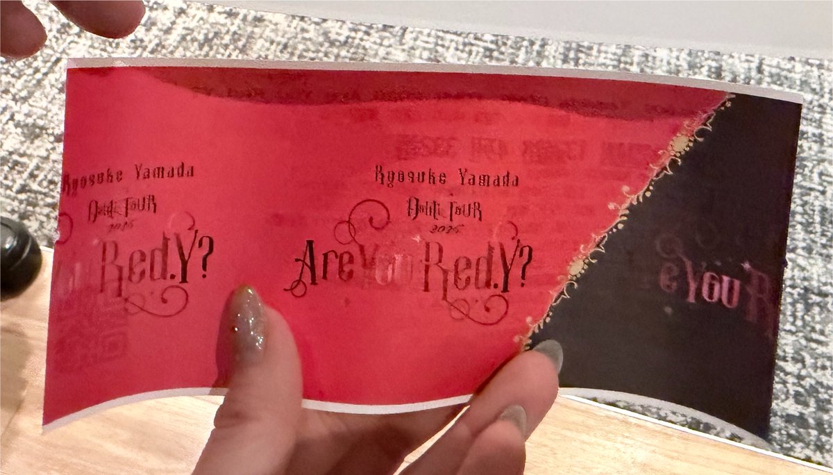 domoto222's tweet photo. 土日2日間最高だった！！！
最後くそ泣いた😭❤
ドーム成功ほんとよかった🥰
#RyosukeYamada
#AreYouRed.Y 
#東京ドーム https://t.co/MAx1SkT72t