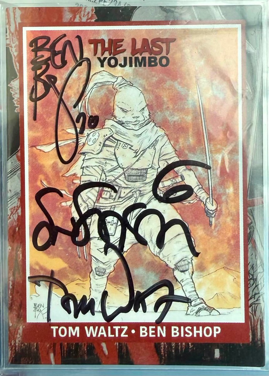 TomWaltz's tweet photo. Fun signing!

The Last Yojimbo https://t.co/URO6AjiSUp