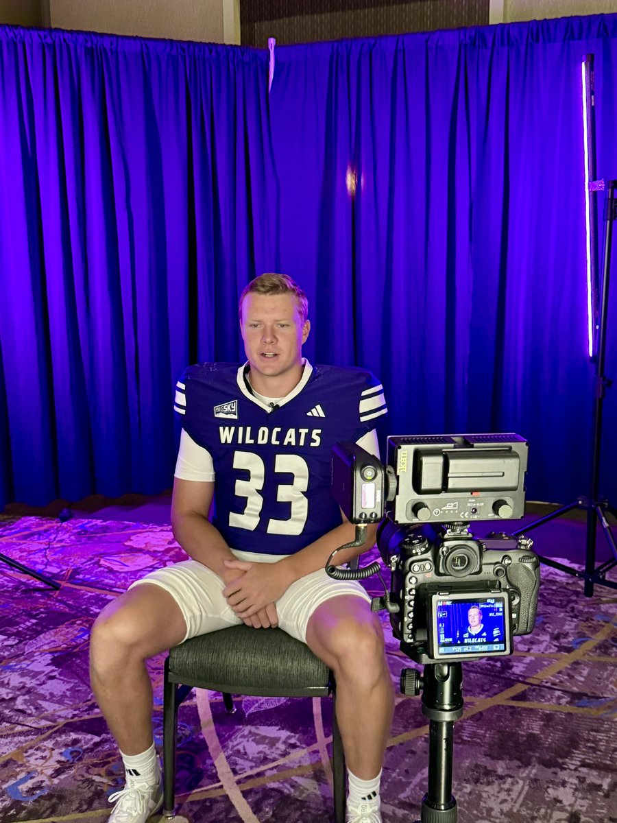 weberstatefb's tweet photo. Day ✌️of the @bigskyfb Kickoff in Spokane with @dbrownqb33 and @trey_tribble 📸🎥

#WeAreWeber https://t.co/ItaHF2B2Qs