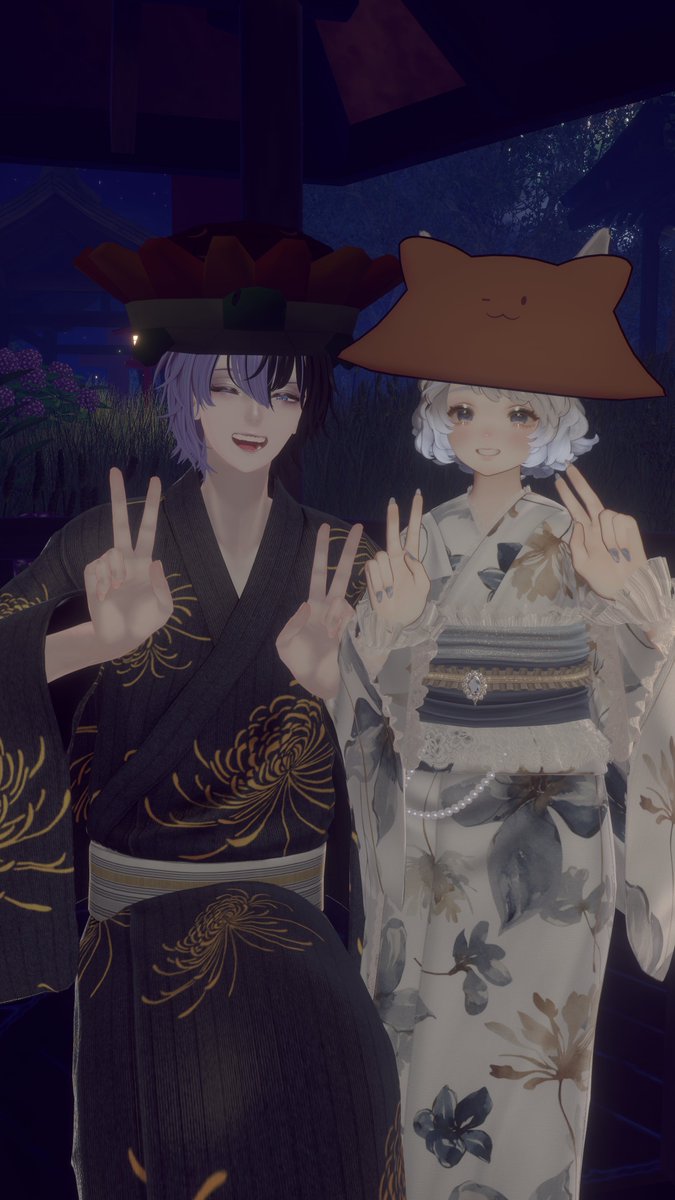 nerumask_cast's tweet photo. 昨日は #HankaCafeBar の特別営業にお越しくださりありがとうございました！

通常営業とは異なり、より時間いっぱいお話しさせていただきましたが、それでもあっという間でした！
いつも来てくださるしおたす様と一緒に浴衣デート！ありがとうございました！

次回のご来店もお待ちしております！ https://t.co/UI5nCevzqR