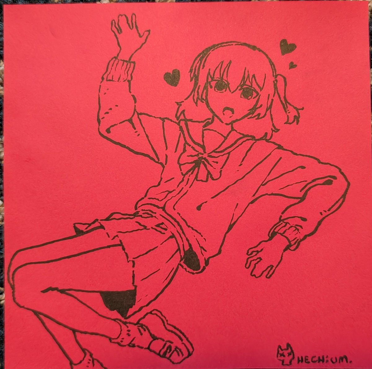 Velociwaffle's tweet photo. Thank you for the in person comm at OffKai @hechium! Kita-chan cute as always! https://t.co/AbabI95JgS