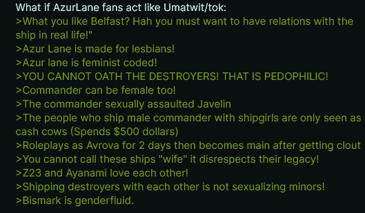 MashupotatoesIV's tweet photo. I decided to make another list to show how silly umatwit acts if they were in a different fandom so I present: https://t.co/CzZSUPRsyL
