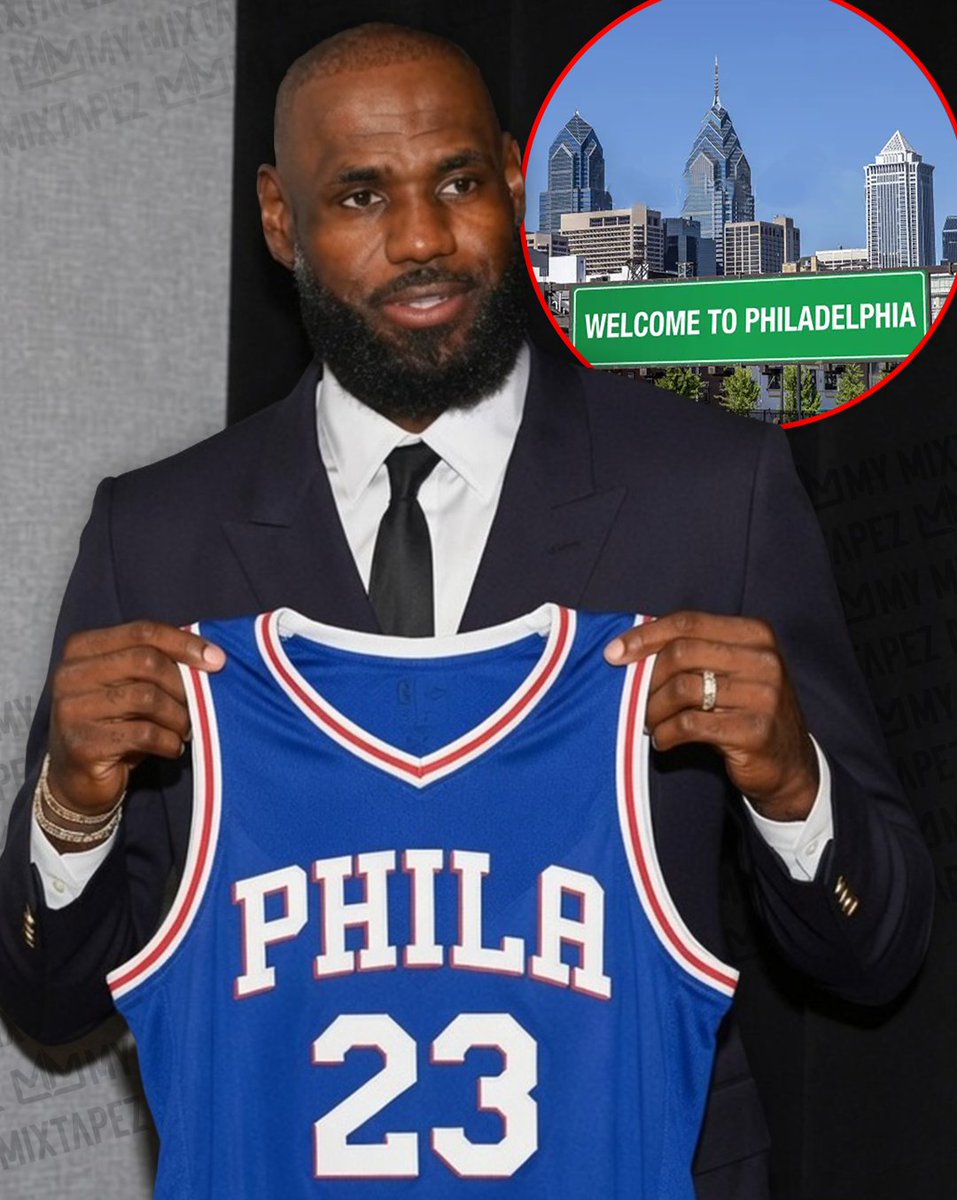 mymixtapez's tweet photo. LeBron James' first year with the 76ers is reportedly projected to generate up to $430 million in regional economic activity for Philadelphia 💰 https://t.co/Y4mVvkyTpY