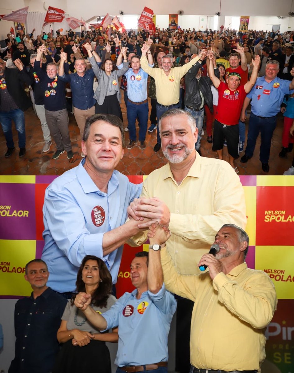 Pimenta13Br's tweet photo. Em Sapiranga, no lançamento da pré-candidatura do companheiro @nelson_spolaor a deputado estadual. ⭐️

Spolaor tem uma trajetória marcada pela participação popular, pela habitação e pelo desenvolvimento com inclusão.

Foi prefeito de Sapiranga por dois mandatos e conhece de perto a realidade da cidade e da região. Um companheiro com diálogo, presença e compromisso com o povo gaúcho.

Uma alegria estar neste momento tão importante. Vamos juntos nessa caminhada pelo Rio Grande! 🤝❤️