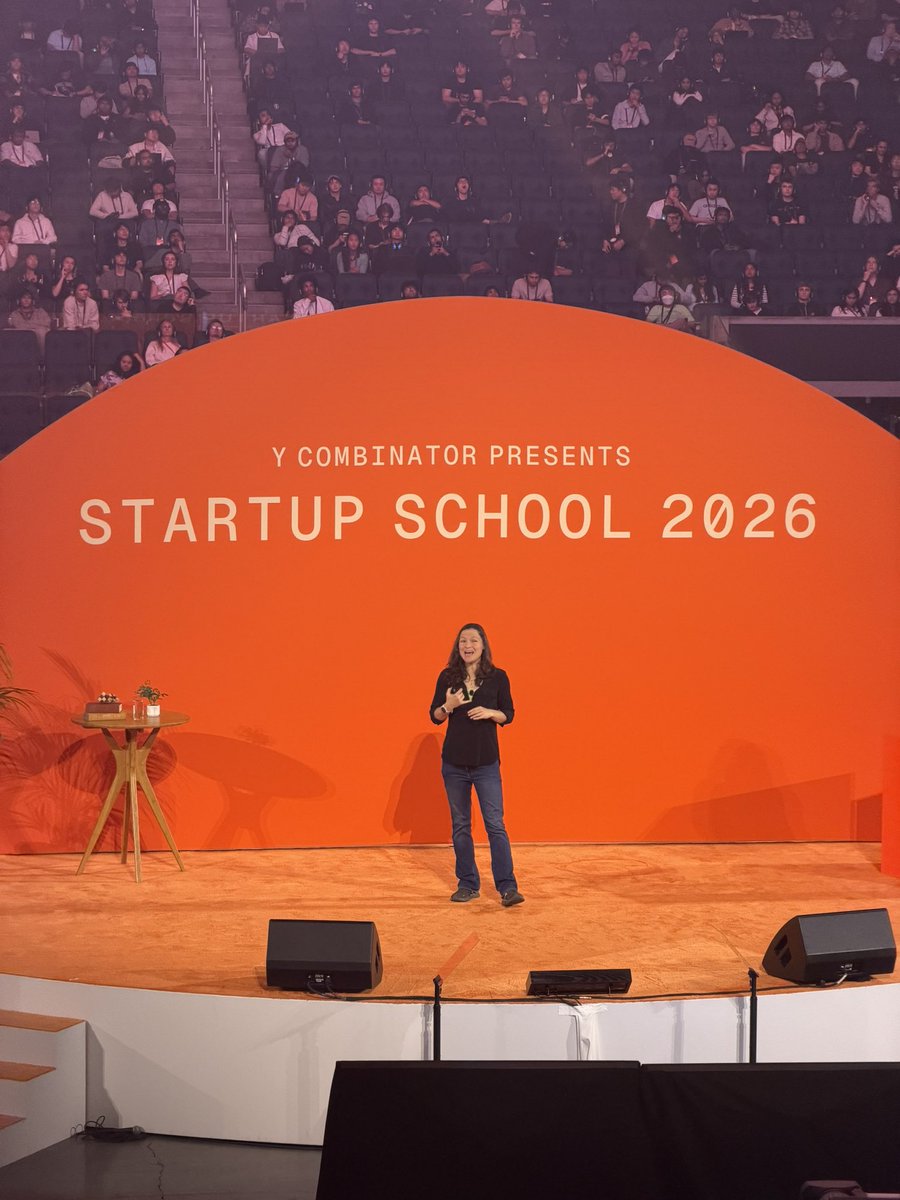 karolina_dubiel's tweet photo. Highlights from Chelsea Finn’s (@physical_int Co-Founder) talk at YC Startup School: 

> RL for robotics is bottlenecked by physical rollout cost, not just algorithm quality. 1M trajectories of a 1-minute task would take ~700 robot-days, which makes direct scaling of PPO/GRPO-style methods fundamentally different from LLM post-training. 

> Memory is still a major missing piece in robot foundation model: most SOTA systems have effectively zero memory, and naive video history is too expensive (10s at 50Hz across 4 cameras ≈ 500K tokens). π solves this through short-term video memory plus long-term text summaries of the prior 10–15 minutes, which enabled a fully autonomous multi-step kitchen cleaning task.

> Generalist robot models may already be beating specialist pipelines: π0.7 mixed demos, rollouts, human video, and web data, then used rich prompting + metadata to make even lower-quality data useful — and it matched/outperformed fine-tuned specialists while showing compositional transfer to new tasks/platforms.

@chelseabfinn Thank you for the great talk!!