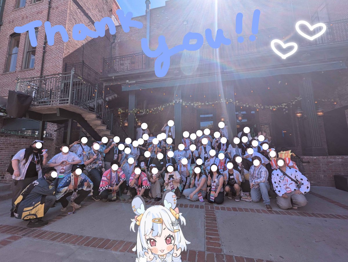 NemimiYane's tweet photo. CHEESE CHECK IN THANK YOU!!!🩵

i got sent this cute photo...and i know this isnt everyone!! shy mice!!! thank you for coming to see me...🥹🫶🏻 https://t.co/91ZsZiHtC9