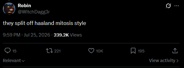 WitchDagg3r's tweet photo. ive officially made it, time to cut off my day ones https://t.co/mHfNVHUgng