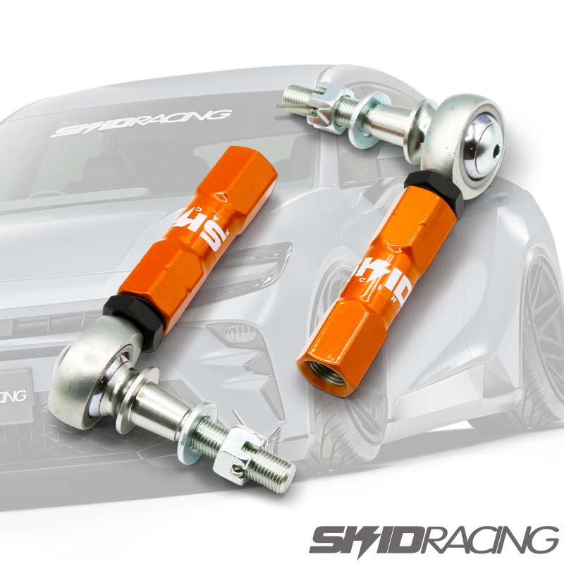 スキッドレーシング　タイロッドエンド　キャンバーアダプター NEW ITEM】新型クラウン用 調整式ピロタイロッドエンド フロントの