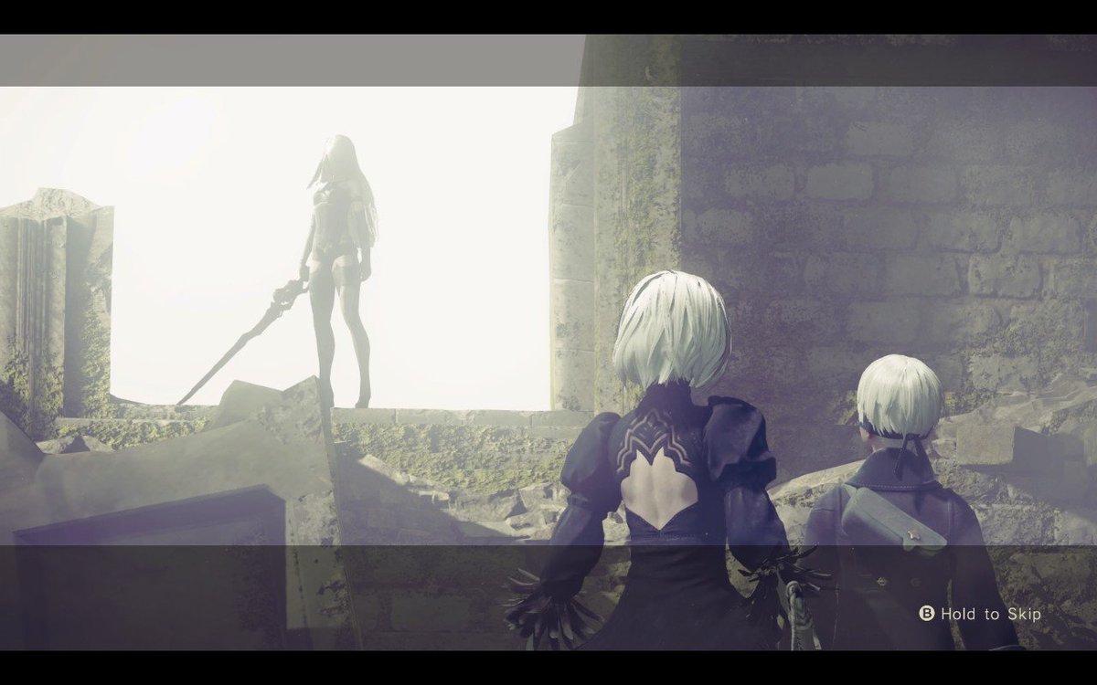 nerdtasticmania's tweet photo. ✔️ flowers for m[A]chines 

By ending A in Replicant, I already knew about project gestalt, who the Shadowlord was, etc., but so far in Automata, I feel like I know nothing at all. Devola &amp; Popola are also here (?) but don't seem interested in explaining anything so 🤷‍♀️ 

On to B! https://t.co/d9En1MWvCl