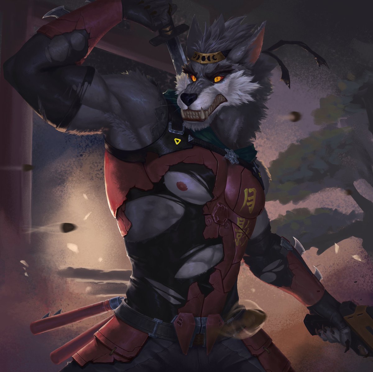 ProjectBloopArt's tweet photo. A War-torn Spirit https://t.co/G21vYKBEex