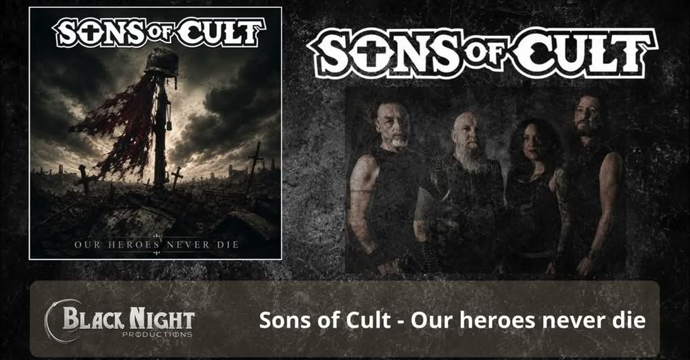 KickAssForever1's tweet photo. SONS OF CULT (Heavy Metal - Spain 🇪🇸) - Release "Our Heroes Never Die" official video - Taken from the album "Revenge" coming out on September 25, 2026 via Black Night Productions #SonsOfCult #heavymetal
https://t.co/G9vwh6os4S https://t.co/CzjBCPz7pu