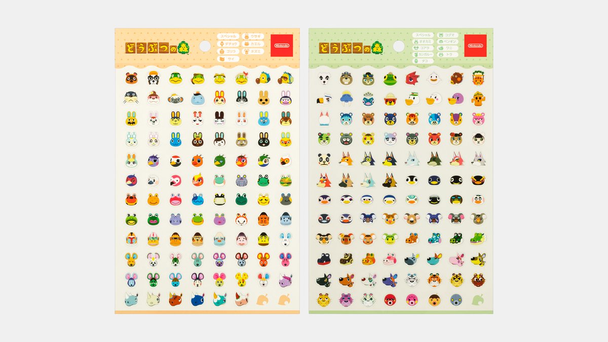 N_Officialstore's tweet photo. [新商品]「どうぶつの森」に登場するどうぶつたちが勢ぞろいした「シートシール」が新登場。あなたのお気に入りのあの子もこの子もいますよ。#NintendoTOKYO/OSAKA/KYOTO/FUKUOKA、#NintendoStore と「あつまれ ほっかいどうエアポー島 ポップアップイベント in 新千歳空港」 で販売中です。#どうぶつの森
https://t.co/WIsArPdirA