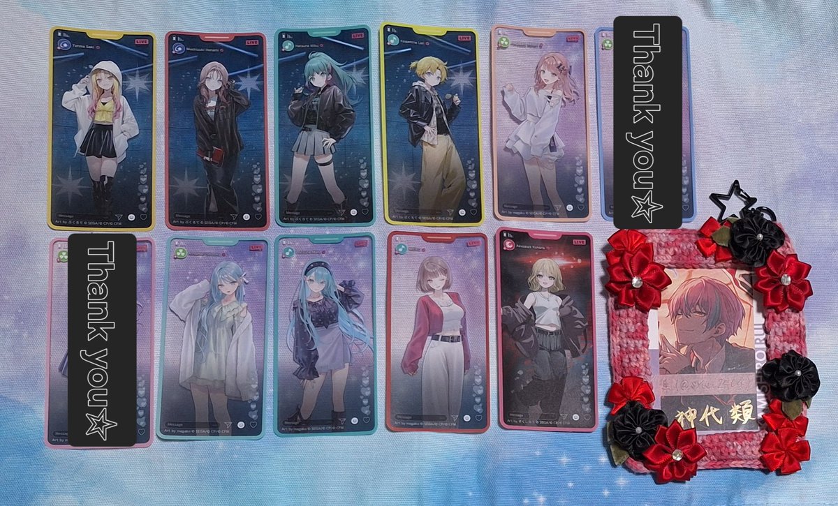 syun2404's tweet photo. 【交換希望】プロセカ　メモステ　11B

譲→画像のお品物（画像①11B、②〜過去弾）
求→11B類、KAITO

✳前↔前、後↔後
✳11Bニーゴは類含む場合のみ
✳纏めての方優先

＊郵送のみ
＊同日発送希望なし
＊スムーズにやり取りできる方

検索からでも、宜しくお願い致します！
#プロセカグッズ交換 https://t.co/Ai3Jhrvq4x