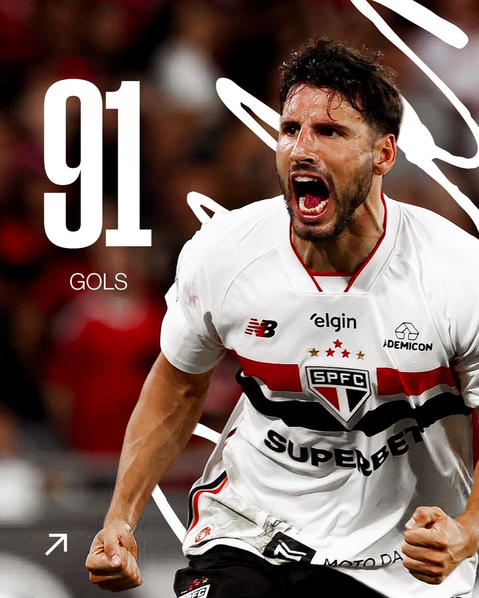 SaoPauloFC's tweet photo. 🇦🇷 Toca nele: 9️⃣1️⃣ gols pelo clube!

Calleri é o artilheiro do Tricolor no ano, com 12 gols, e na atual edição do Brasileiro, com sete.

#TocaNoCalleri
#VamosSãoPaulo 🇾🇪 https://t.co/9QyKyTjfvN