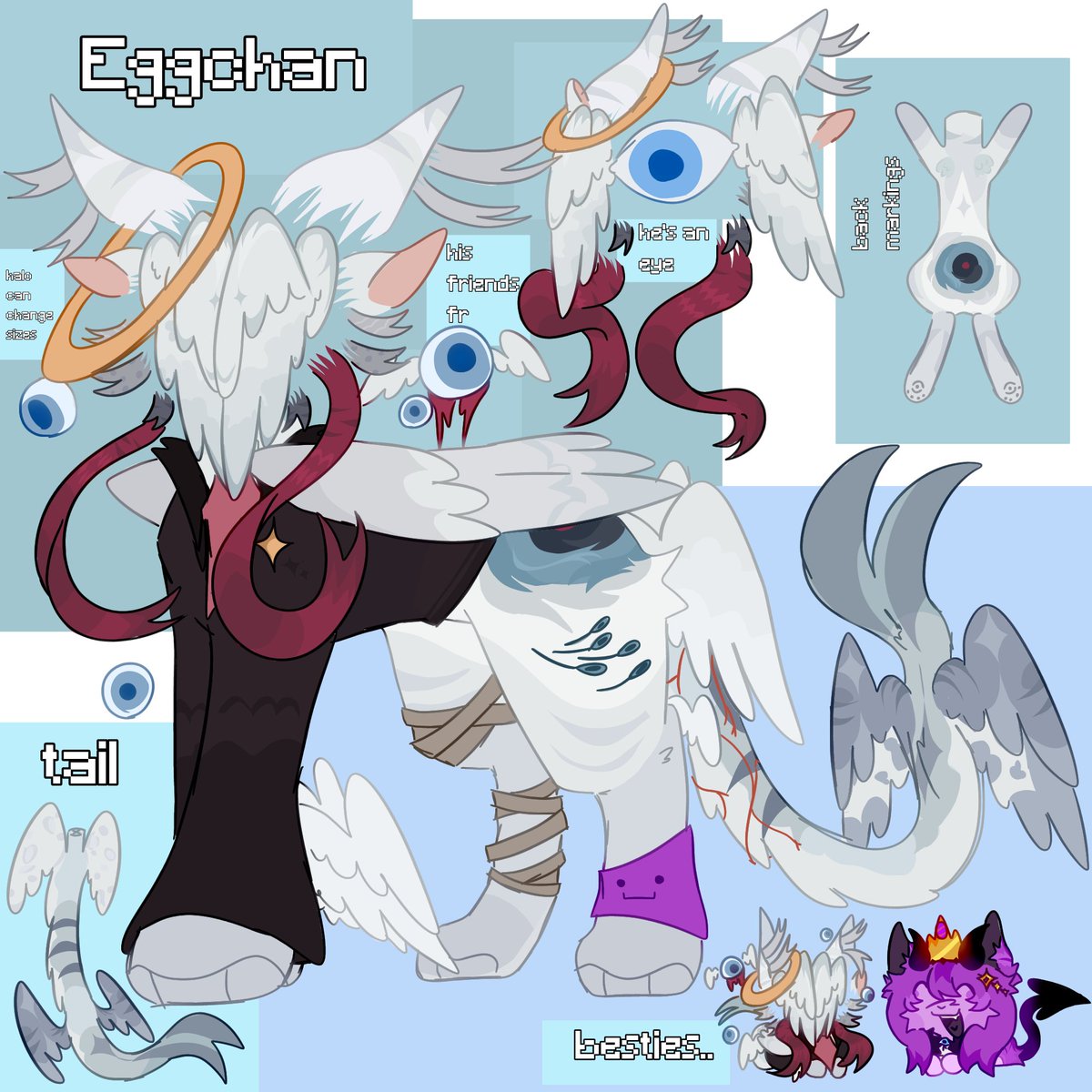NV0envyless's tweet photo. hi i redesigned my eggchan cat
1st image new 2nd image old
#eggchanfanart #unstableuniverse #uucats https://t.co/00skUENhnI