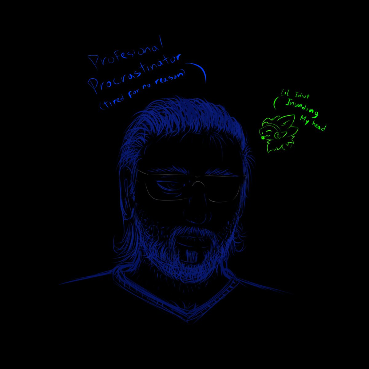 TheDarkWolf032's tweet photo. To think i look older, but only being 23 https://t.co/Uuwoycwk9F