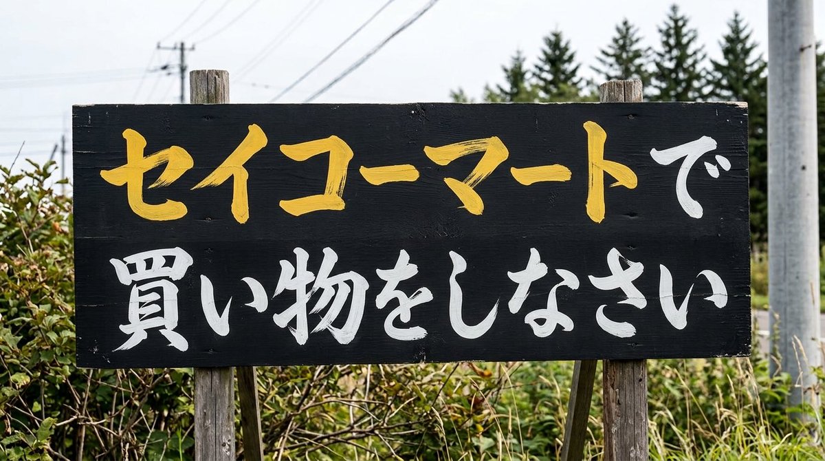 ILOVESeicomart's tweet photo. 【提案】よく見るあの看板風の広告 https://t.co/5e2N0n5GHp