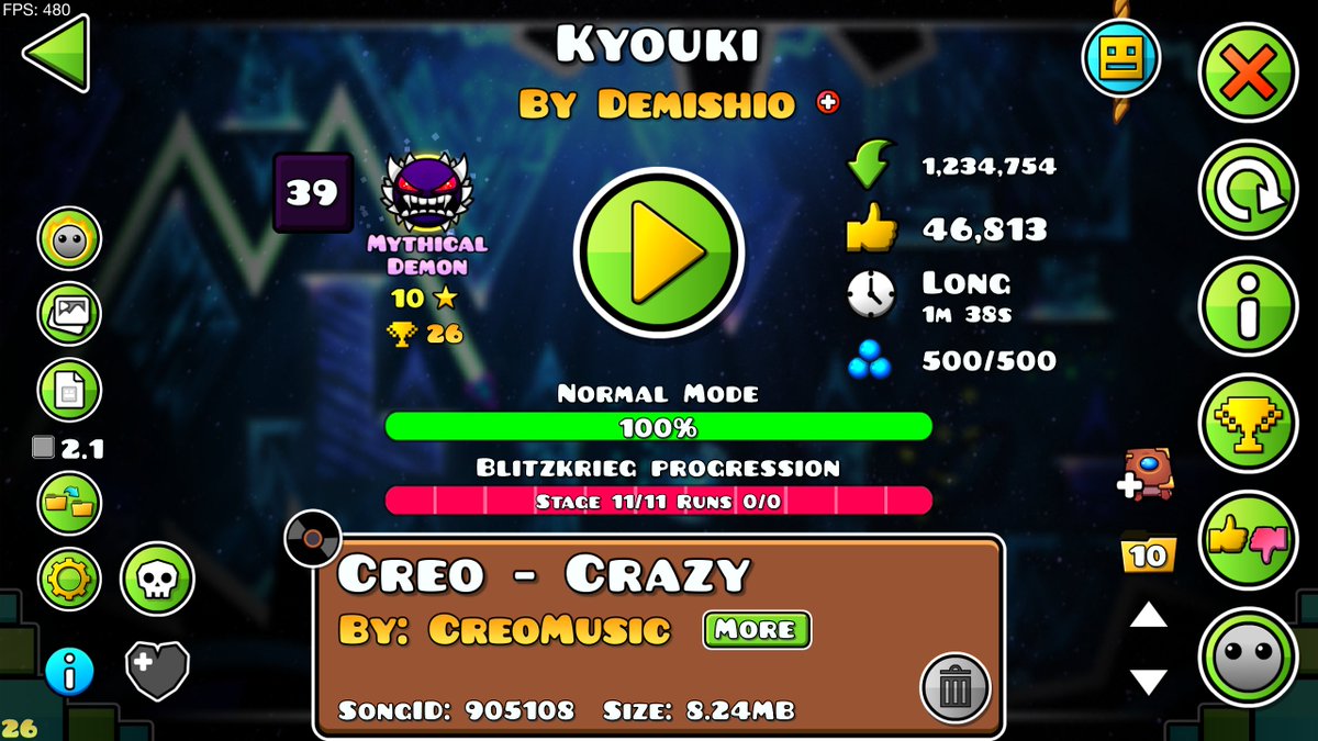 RUSTbyNeige's tweet photo. 8 MONTHS, 106 STREAMS, 200492 ATTEMPTS

KYOUKI 100% NEW HARDEST FOR A LONG, LONG TIME
THANK YOU EVERYONE WHO HAS BEEN WITH MY THROUGH THIS JOURNEY ❤️

ITS OVER https://t.co/AhFRJV1Dhs
